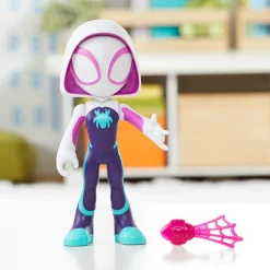 Hasbro Spidey E I Suoi Fantastici Amici Mega Ghost-Spider, Action Figure Da 22,5 Cm, Dai 3 Anni In Su