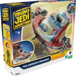 Hasbro Star Wars Nave The Crimson Firehawk E Action Figure, Giocattoli Di Star Wars, Giocattoli Per Eta Prescolare (43 Cm)