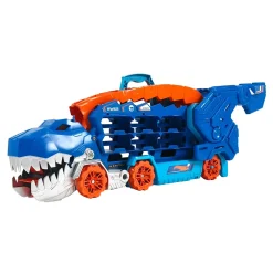 Hot Wheels® City Mega T-Rex Dino Trasportatore Con 2 Macchinine