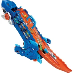 Hot Wheels® City Mega T-Rex Dino Trasportatore Con 2 Macchinine
