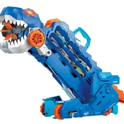 Hot Wheels® City Mega T-Rex Dino Trasportatore Con 2 Macchinine