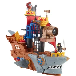 Imaginext Il Galeone Dei Pirati A Forma Di Squalo Con Mini Personaggi E Accessori Inclusi