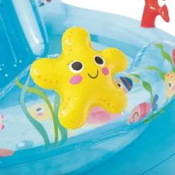 Intex Play Center Under The Sea Piscina Gonfiabile, Con Palline, Pvc, Multicolore, 310X193X71 Cm