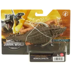 Jurassic World Pericolo Giurassico Borealopelta, Dinosauro Snodato Con Design Autentico, Specie Di Medie Dimensioni Lungo 18 Cm E Alto 7+ Cm