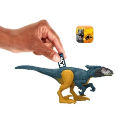Jurassic World Pericolo Giurassico Pyroraptor, Dinosauro Snodato Con Design Autentico, Specie Di Medie Dimensioni Lungo 18 Cm E Alto 7+ Cm