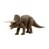 Jurassic World Triceratopo Protettore Dell'Habitat, Dinosauro Lungo 43+ Cm Difensore Del Deserto, Realizzato Per Il 60% In Plastica Riciclata, 4+ Anni, Hpp88