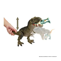 Jurassic World Tyrannosaurus Rex Devasta E Divora, Giocattolo Per Bambini 4+ Anni