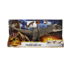 Jurassic World Tyrannosaurus Rex Devasta E Divora, Giocattolo Per Bambini 4+ Anni
