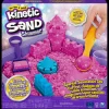 Kinetic Sand Castello Di Sabbia Glitterata Rosa, 5 Formine E Accessori