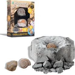 Kit Paleontologo Con 2 Mini Fossili