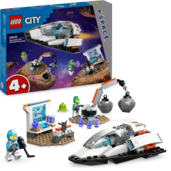 Lego City 60429 Navetta Spaziale E Scoperta Di Asteroidi, Gioco Per Bambini 4+ Con Astronave Giocattolo, Gru E 2 Minifigure