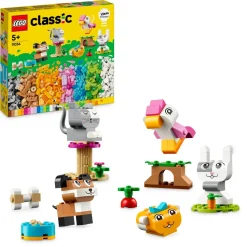 Lego Classic 11034 Animali Domestici Creativi, Giocattolo Per Bambini Di 5+ Anni Per Costruire Cane, Gatto E Altri Animali