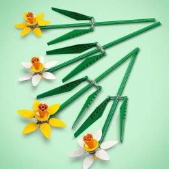 Lego Creator 40747 Narcisi, Fiori Finti Per Bambini 8+, Bouquet Regalo Di San Valentino, Per Lei O Lui, Per Ragazza O Ragazzo