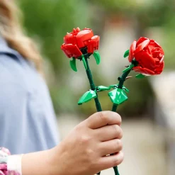 Lego Creator 40460 Rose Set Fiori Finti Compatibile Con Bouquet Di Fiori Artificiali, Regalo Di San Valentino Per Lei O Lui