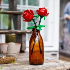 Lego Creator 40460 Rose Set Fiori Finti Compatibile Con Bouquet Di Fiori Artificiali, Regalo Di San Valentino Per Lei O Lui