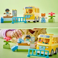 Lego Duplo 10988 Lo Scuolabus, Gioco Educativo Con Veicolo E Personaggi, Regalo Didattico Per Bambini E Bambine Da 2+ Anni