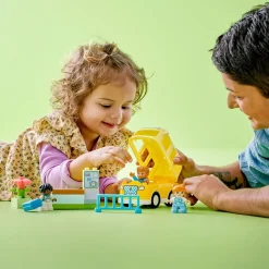 Lego Duplo 10988 Lo Scuolabus, Gioco Educativo Con Veicolo E Personaggi, Regalo Didattico Per Bambini E Bambine Da 2+ Anni