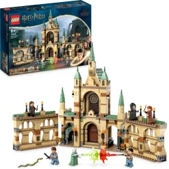 Lego Harry Potter 76415 La Battaglia Di Hogwarts, Castello Giocattolo Con Minifigure Di Bellatrix Lestrange E Voldemort