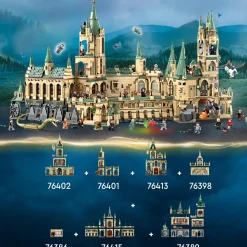 Lego Harry Potter 76415 La Battaglia Di Hogwarts, Castello Giocattolo Con Minifigure Di Bellatrix Lestrange E Voldemort