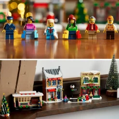 Lego Icons 10308 Festivita Nella Strada Principale, Modellino Da Costruire Di Villaggio Con Decorazioni Natalizie, Idea Regalo