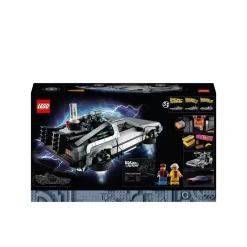Lego Icons 10300 Macchina Del Tempo Ritorno Al Futuro, Set Modellino Delorean Da Costruire, Minifigure Di Doc E Marty Mcfly