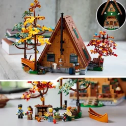 Lego Ideas 21338 Baita, Kit Modellino Casa Da Costruire Per Adulti Con 4 Minifigure Personalizzabili E Di Animali Selvatici