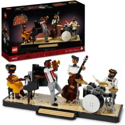 Lego Ideas 21334 Quartetto Jazz, Idee Regalo Per Adulti Amanti Della Musica Con Musicisti E Strumenti: Pianoforte E Batteria