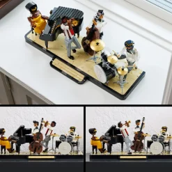 Lego Ideas 21334 Quartetto Jazz, Idee Regalo Per Adulti Amanti Della Musica Con Musicisti E Strumenti: Pianoforte E Batteria