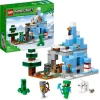 Lego Minecraft 21243 I Picchi Ghiacciati, Modellino Da Costruire Con Caverna E Personaggi Steve, Creeper E Capra, Idee Regalo