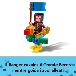 Lego Minecraft 21257 Legends Resa Dei Conti Con Il Divoratore, Gioco D'Azione Per Bambini Di 8+ Anni Con Personaggi Popolari