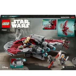 Lego Star Wars 75362 Shuttle Jedi T-6 Di Ahsoka Tano, Astronave Giocattolo Con 4 Minifigure, Regalo Della Serie Ahsoka
