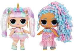 Lol Surprise Big Baby Hair Hair Hair Bambola Grande Unicorn Bambola Da 28Cm Con 14 Sorprese Tra Cui Accessori Da Condividere E Capelli Veri