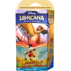 Lorcana Disney Starter Deck Rubino & Zaffiro Nelle Terre D'Inchiostro Ravensburger