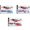 Majorette- Porsche Race Trailer Set, Auto Con Rimorchio