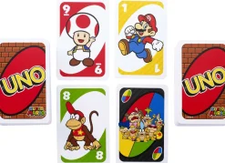 Mattel Games-Uno Gioco Di Carte Versione Super Mario Bros, 7+ Anni