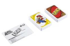 Mattel Games-Uno Gioco Di Carte Versione Super Mario Bros, 7+ Anni
