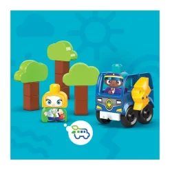 Mega Bloks Green Town Bus Ecologico Amici Bio, Set Da Costruzione Con 36 Blocchi, Giocattolo Per Bambini 1+ Anni, Hdx90