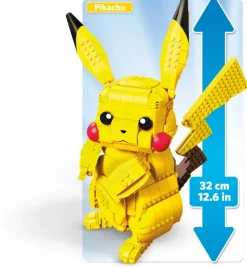 Mega Construx- Pokemon Pikachu Gigante, Personaggio Da Assemblare Da Oltre 600 Pezzi, 8+Anni