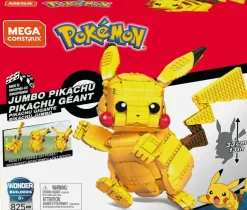 Mega Construx- Pokemon Pikachu Gigante, Personaggio Da Assemblare Da Oltre 600 Pezzi, 8+Anni