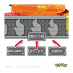 Mega Pokemon Kinetic Charizard, Set Da Costruzione Da 1664 Pezzi, Personaggio Meccanizzato Con Movimento Realistico E Alto 28 Cm Da Collezione, 12+ Anni, Hmw05