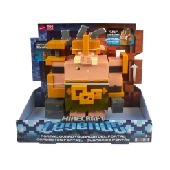 Minecraft Personaggio Guardiano Del Portale, Con Mossa Di Attacco E Accessorio, Action Figure Da Collezione Minecraft Legends Alta Piu Di 8 Cm, Giocattolo Per Bambini, 6+ Anni, Gyr77