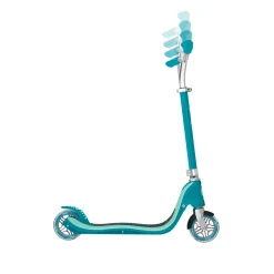 Monopattino Globber Flow 125 Regolabile Verde Acqua Adatto Per Bambini 5 7 Anni