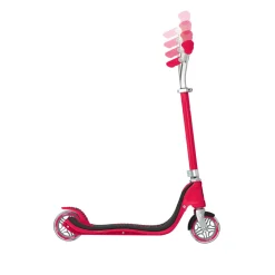 Monopattino Globber Flow 125 Regolabile Rosso Adatto Per Bambini 5 7 Anni
