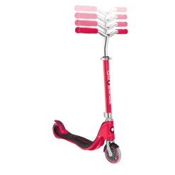 Monopattino Globber Flow 125 Regolabile Rosso Adatto Per Bambini 5 7 Anni