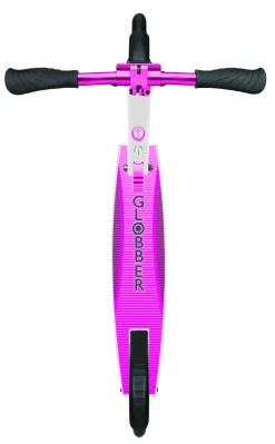 Monopattino Globber Nl 205 Ripiegabile Bianco E Rosa Adatto Per Bambini 7 -12 Anni