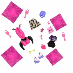 Monster High Segreti Da Brivido Neon Frights Draculaura, Playset Con Bambola, Abiti E Armadietto Per I Look