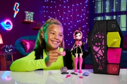 Monster High Segreti Da Brivido Neon Frights Draculaura, Playset Con Bambola, Abiti E Armadietto Per I Look