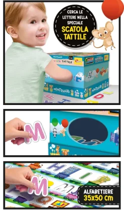 Montessori Alfabetiere Tattile