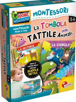 Montessori Tombola Tattile Degli Animali