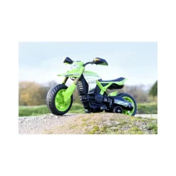 Moto Cross 6V Per Bimbi: Fari, Suoni Realistici, Poggiapiedi, Stabilizzatore E Caricabatteria Inclusi Adatta A Bambini Dai 3 Ai 5 Anni
